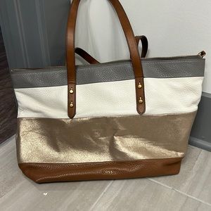 Fossil multicolor handbag